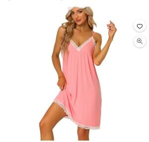 NWT Cheibear Pink Sleep Dress Size Small